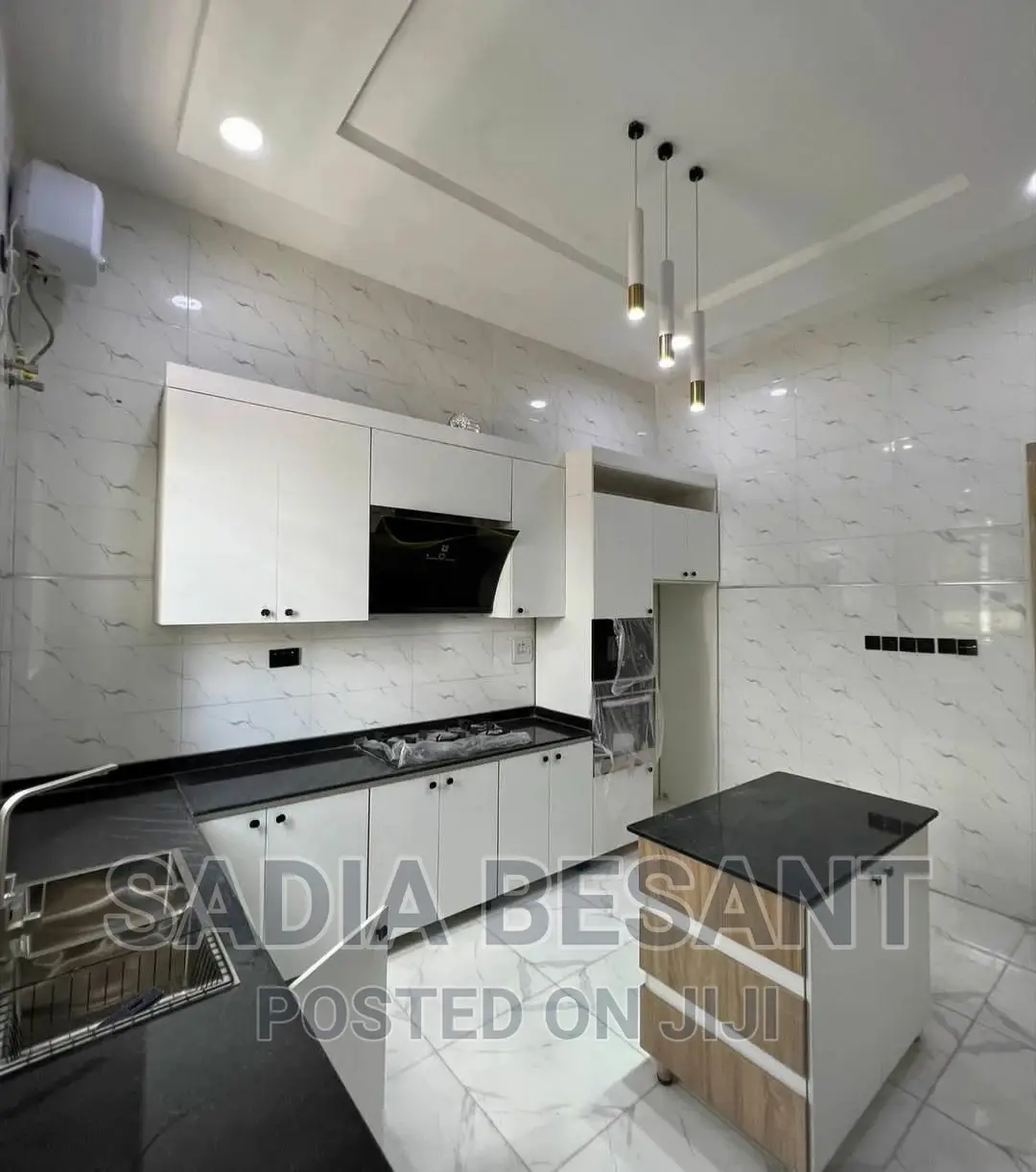 Contemporary Kitchen Cabinet Design With Accessories