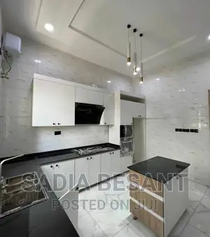 Contemporary Kitchen Cabinet Design With Accessories