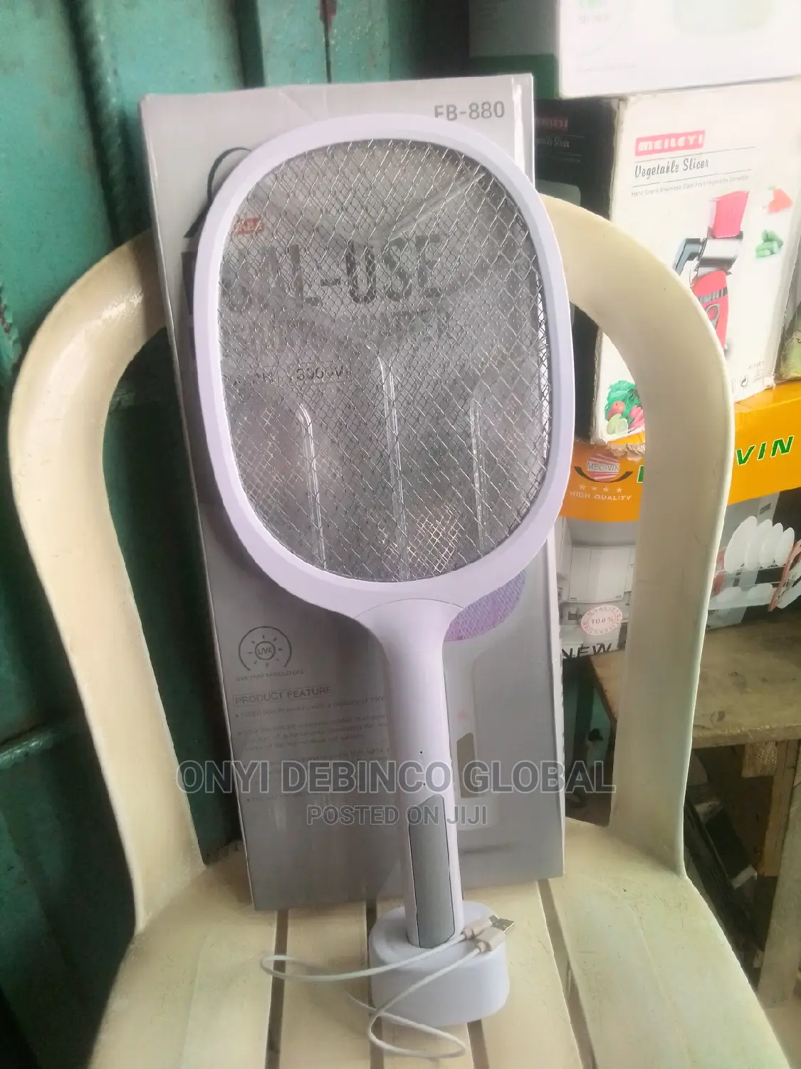 Quality Rechargeable Electric Mosquito Killer- Bat-Swatter
