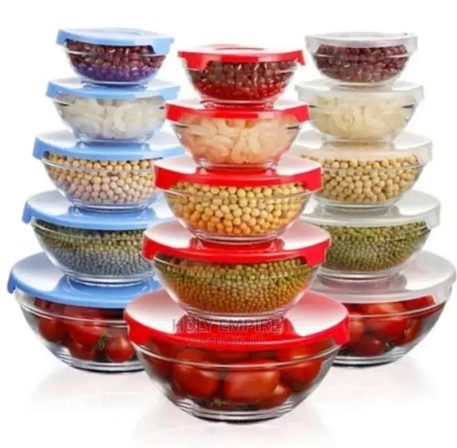 5pcs Glass Mixing Bowl