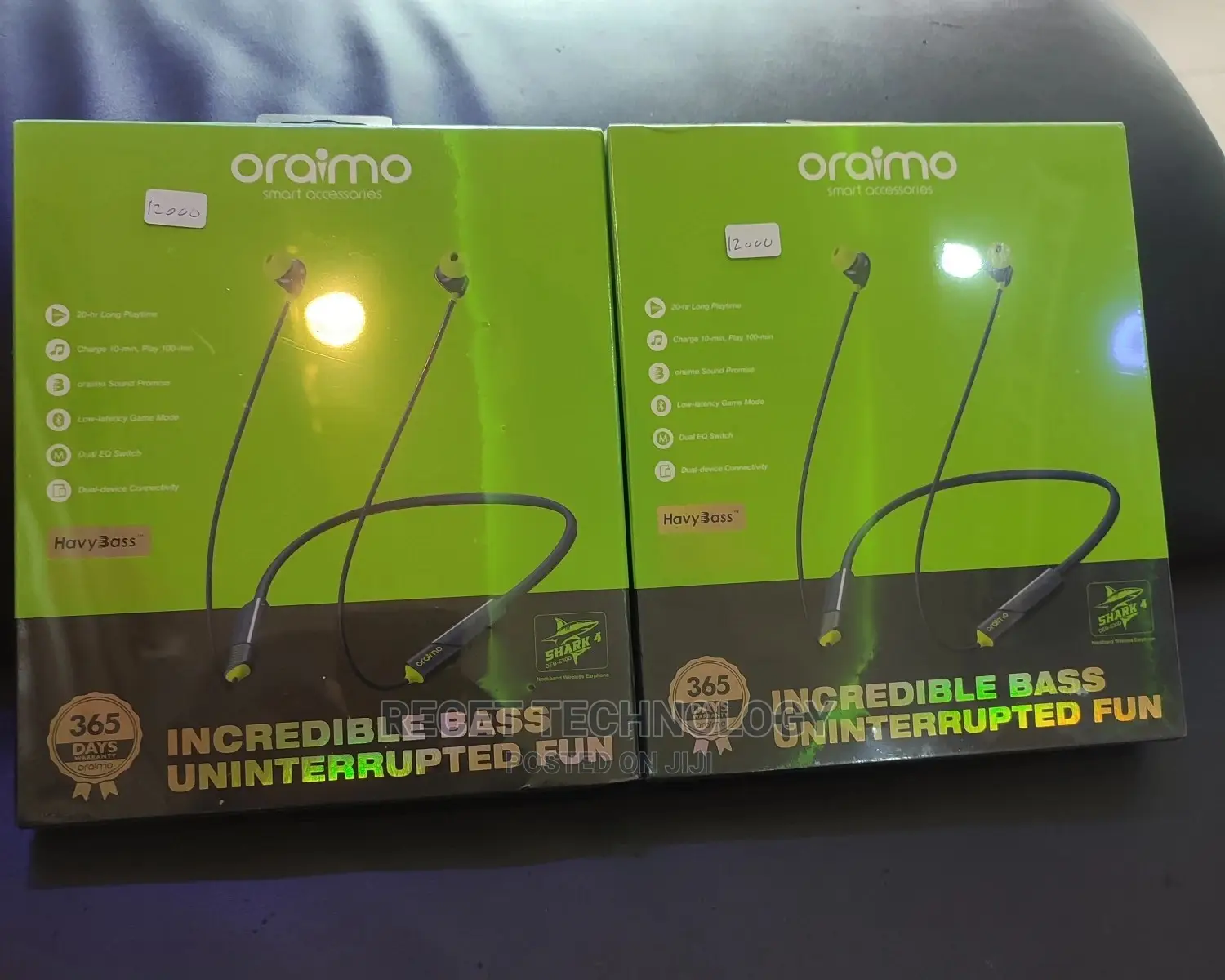 Oraimo Shark 4 Bluetooth Wireless Headset – OEB-E30D