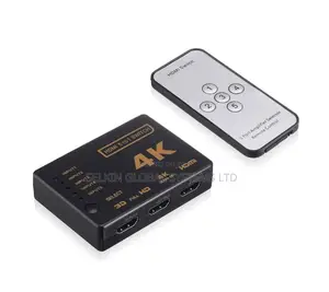 HDMI Selector 5 Port With Remote Control