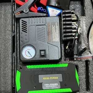 2 in 1 Powerbank Jump Starter With Tyre Inflator Guage