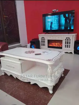TV Console With Center Table