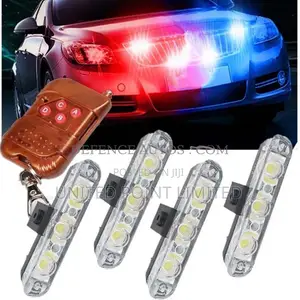 Car Grill Police Emergency Light 001