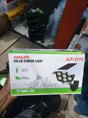 Solar Sensor Light With Remote