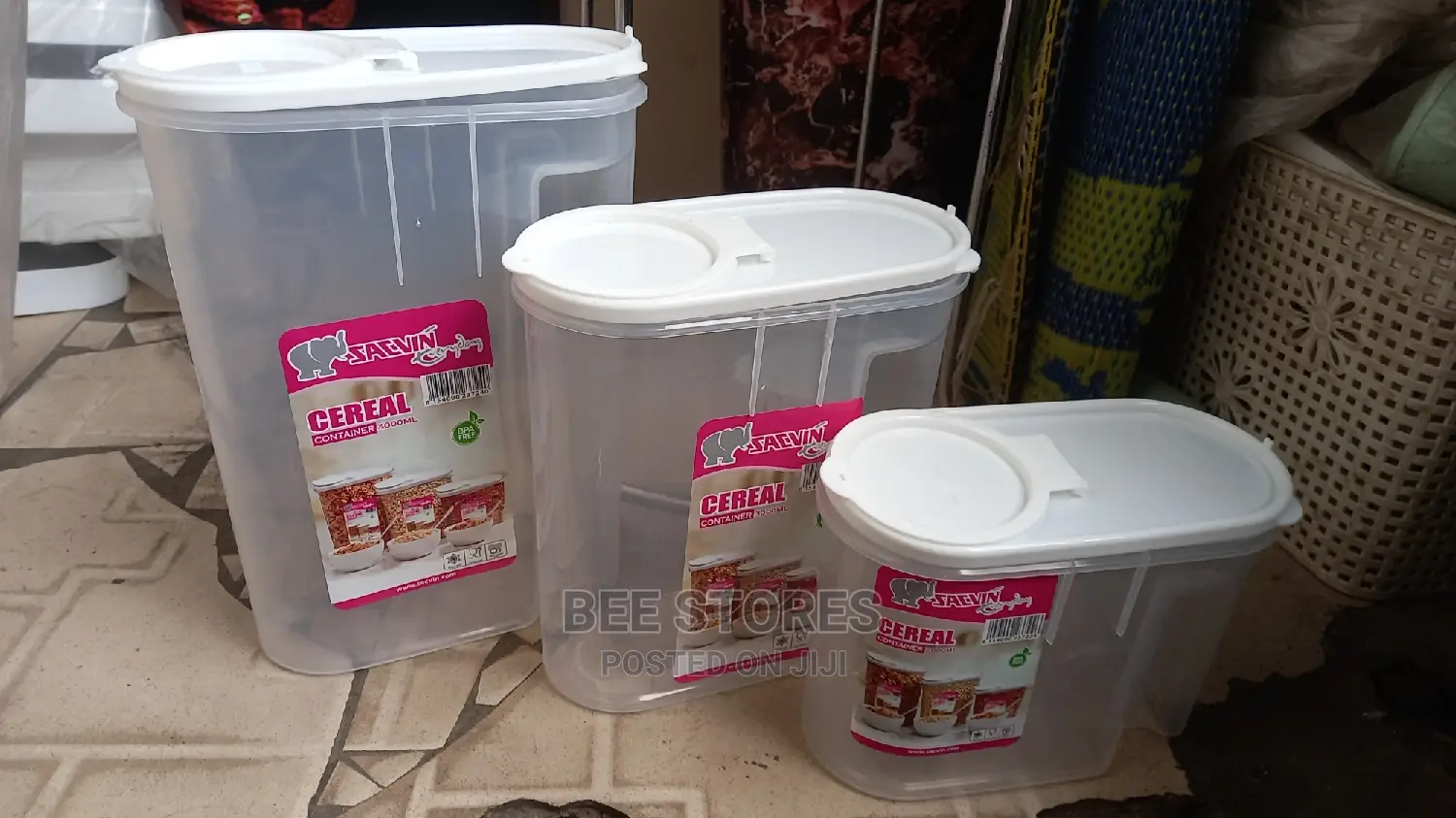 3in1 Air Tight Cereal Container