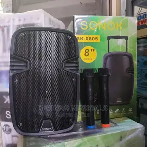 Photo - Sonok 8 Inches PA System BT/USB With Two Wireless Microphone