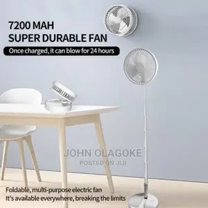 Rechargeable Fan Usb Folding Telescopic 7.7 Inch