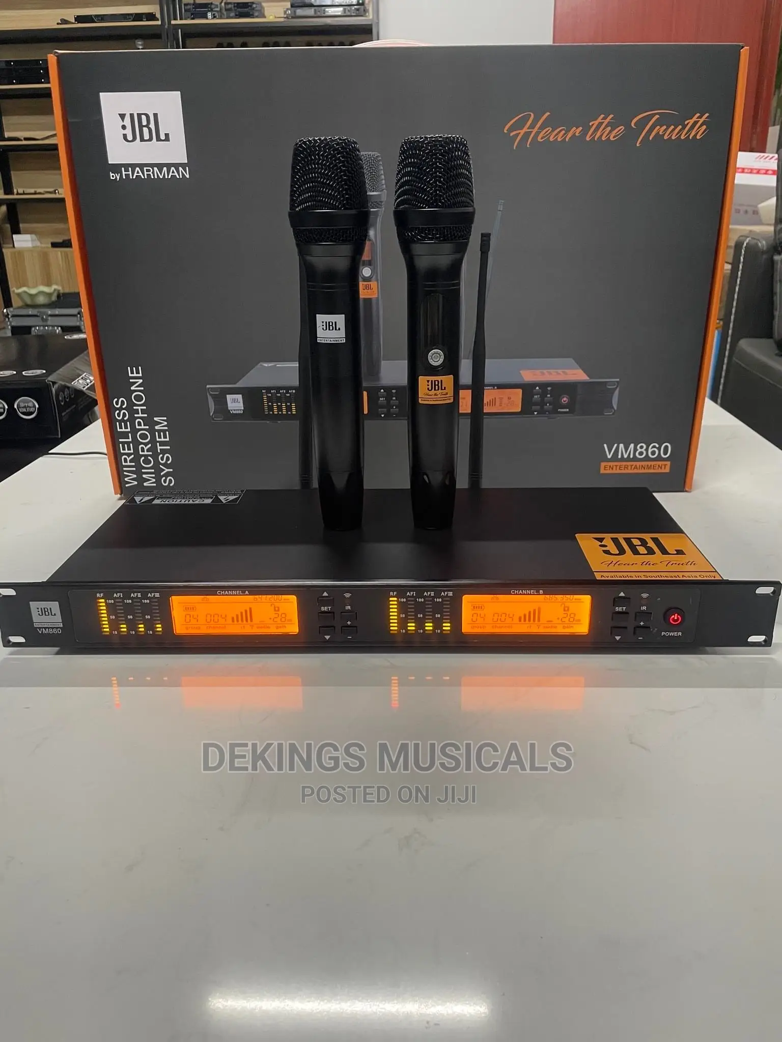 Jbl Vm-860 Wireless Microphone 200 Meters
