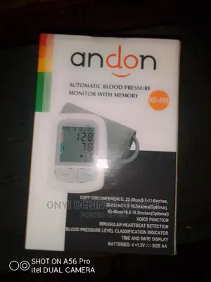 Andon Authomatic Blood Pressure Monitor Voice Function