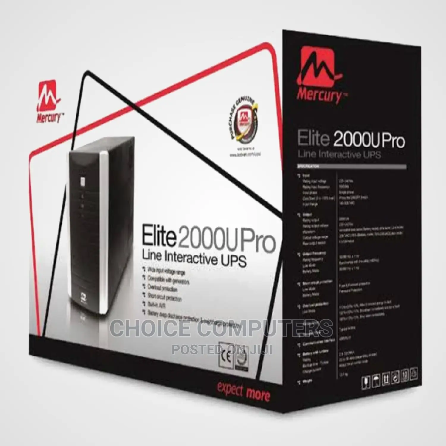 Mercury Elite 2000va Pro Ups