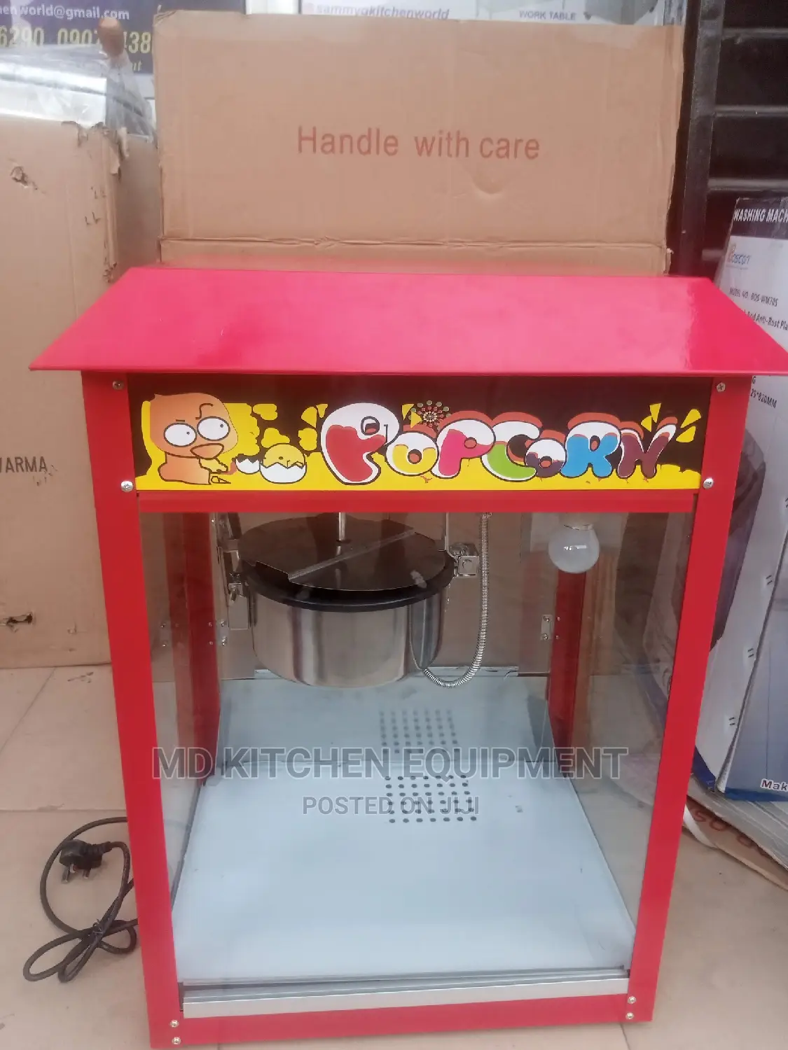 Industrial Pop Corn Maker Machine