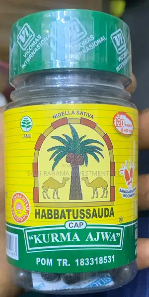 Habbatussauda Cap Kurma Ajwa 210 Caps – Premium Black Seed Supplement