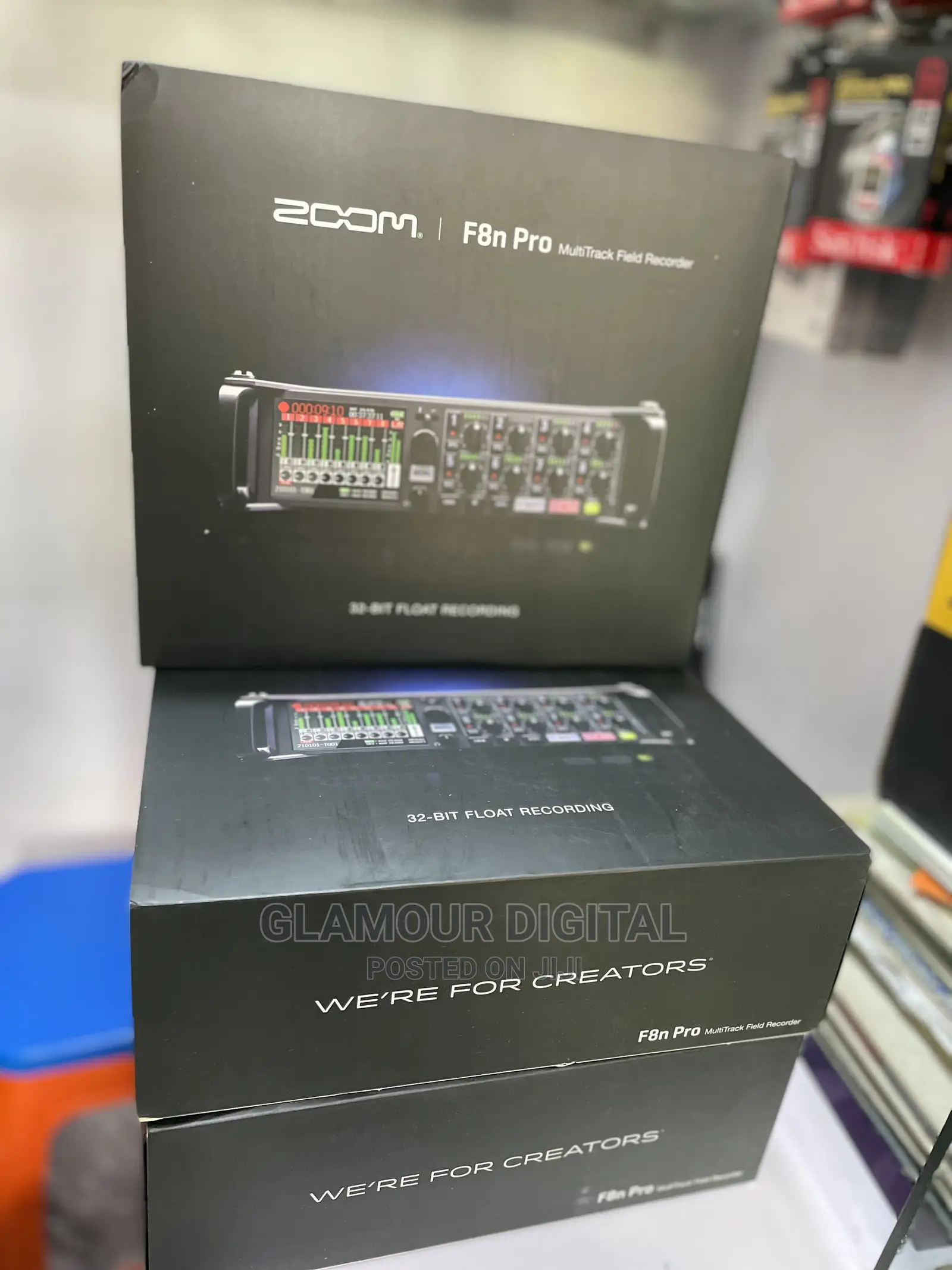 Zoom F8n Pro Multi-Track Field Recorder