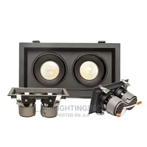 Square Double Ring Led Ceiling Downlights Recessed.