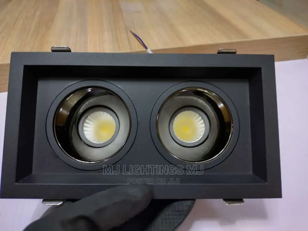 Square Double Ring Led Ceiling Downlights Recessed.