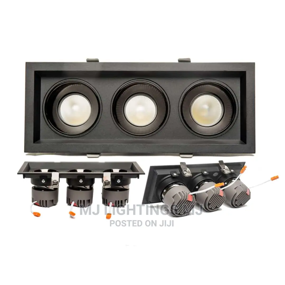 Square Double Ring Led Ceiling Downlights Recessed.