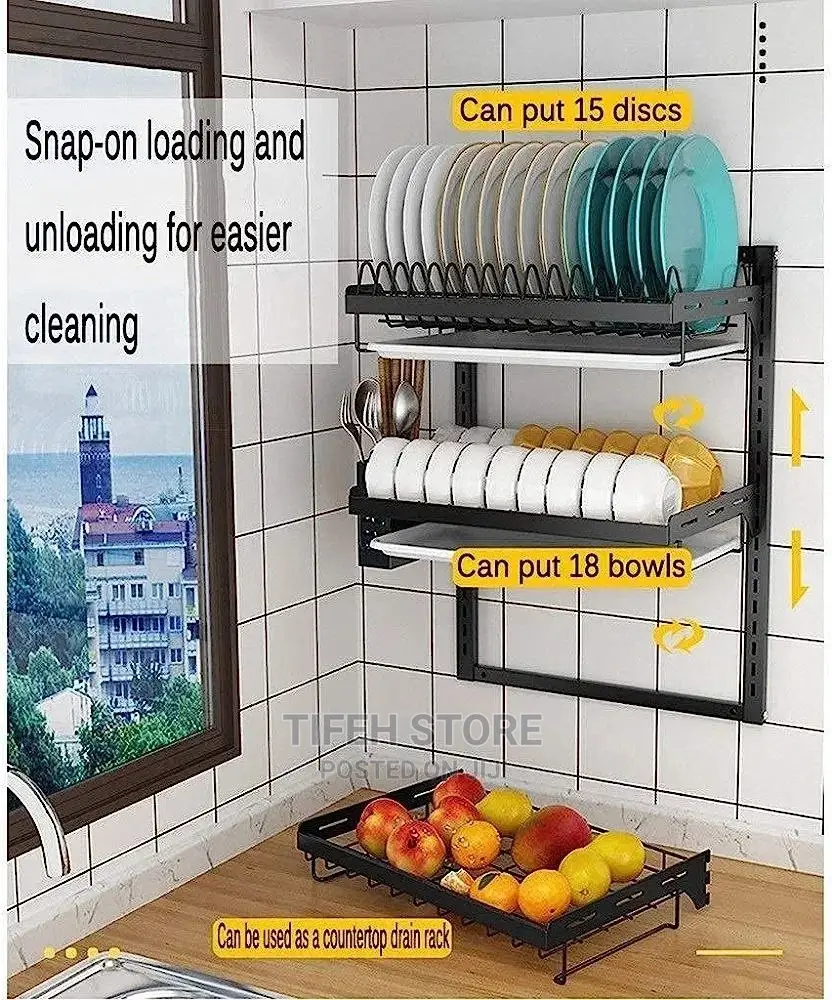 3 Tiers Hanging Plate Rack
