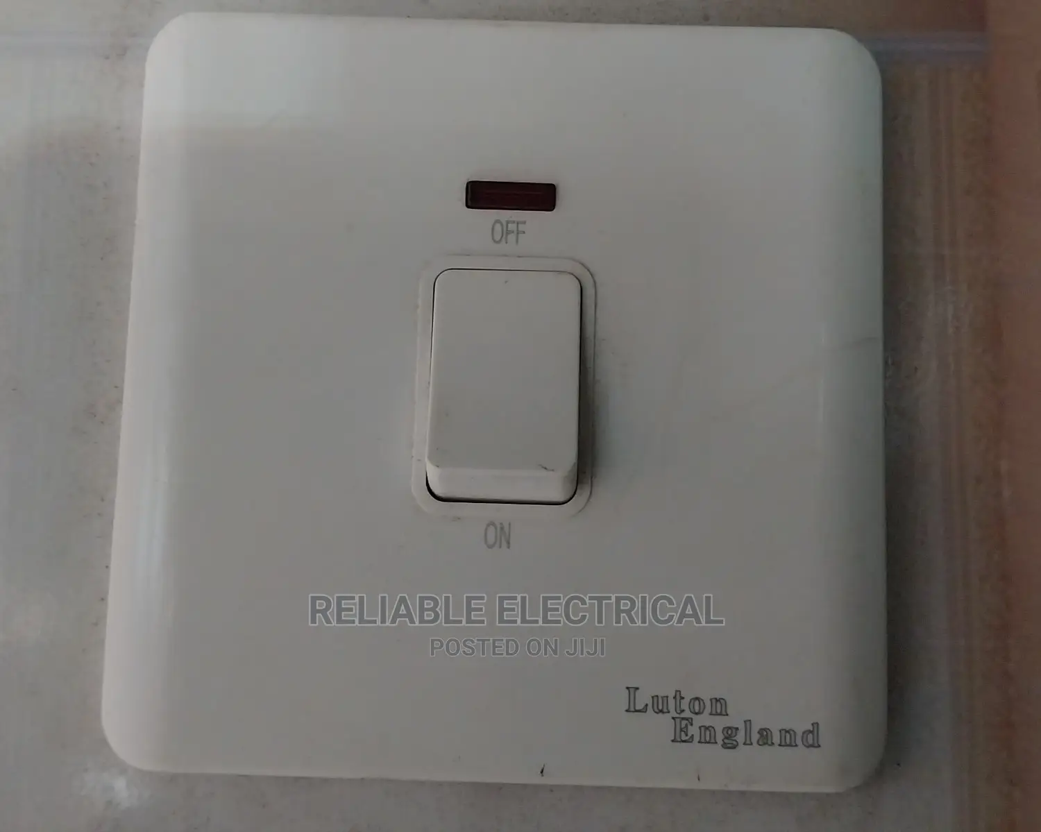 Water Heater Switch White