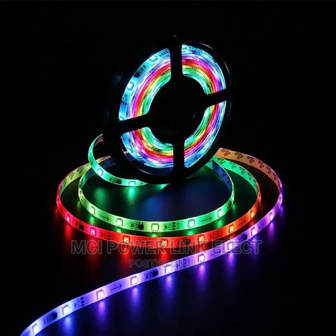 5 Meters Self Running Led Strip Tape Lights With Adapter