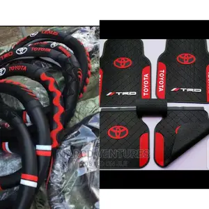 Universal TRD Rubber Foot Mat Available For All Car Models.