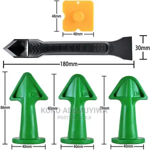 5pcs Silicone Application Caulking Grout Finisher Seam Tool