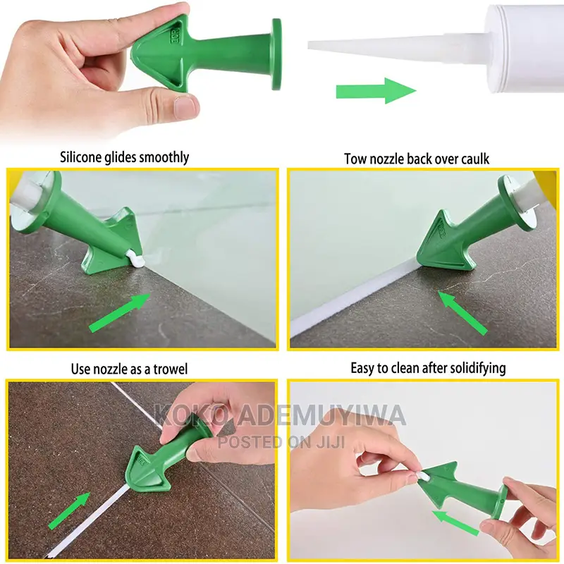 5pcs Silicone Application Caulking Grout Finisher Seam Tool