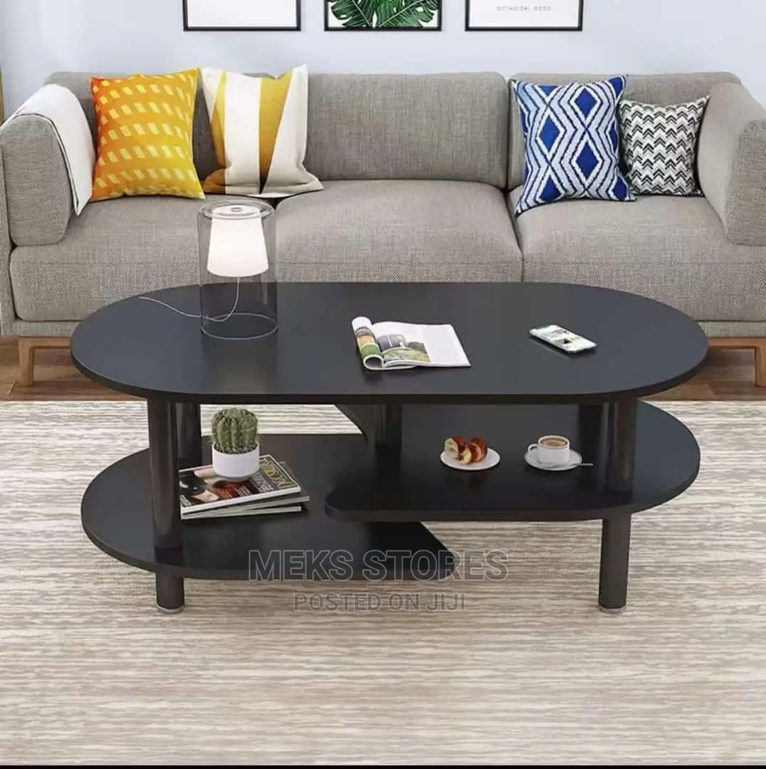 Center Table With Two Lower Chambers
