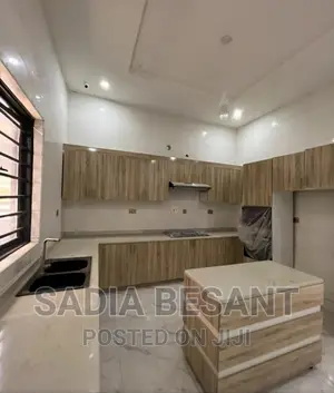 Contemporary Kitchen Cabinet Design With Accessories