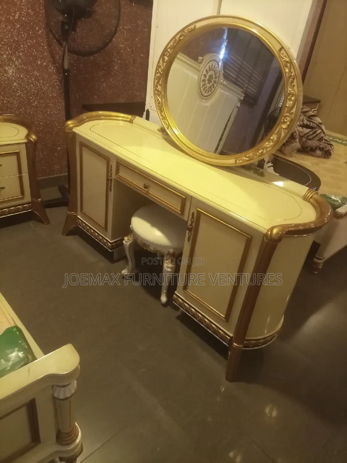 Turkish 7x7 Bed Complete Set With Wardrobe.