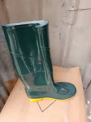 Green Rain Boot