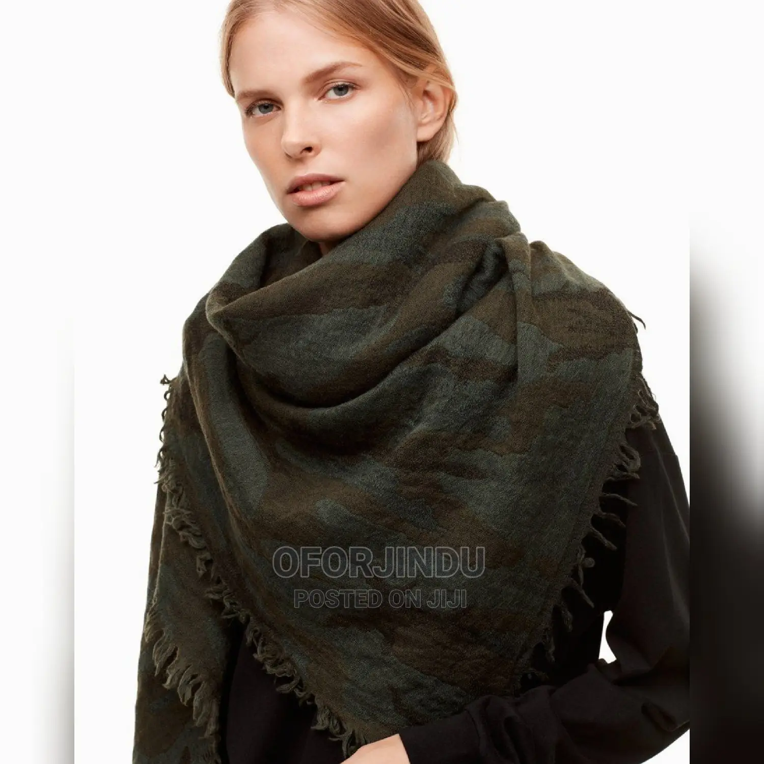 Snood Infinity Scarf Neutral Os Foreign Used Original