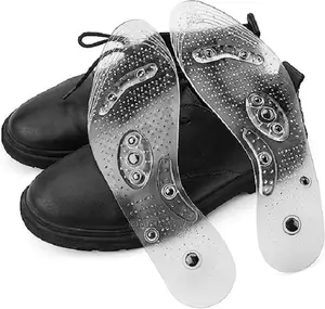 Transparent Magnetic Foot Insole Shoe-Pad Foot Therapy