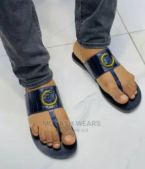 Men Luxury Leather Slipers