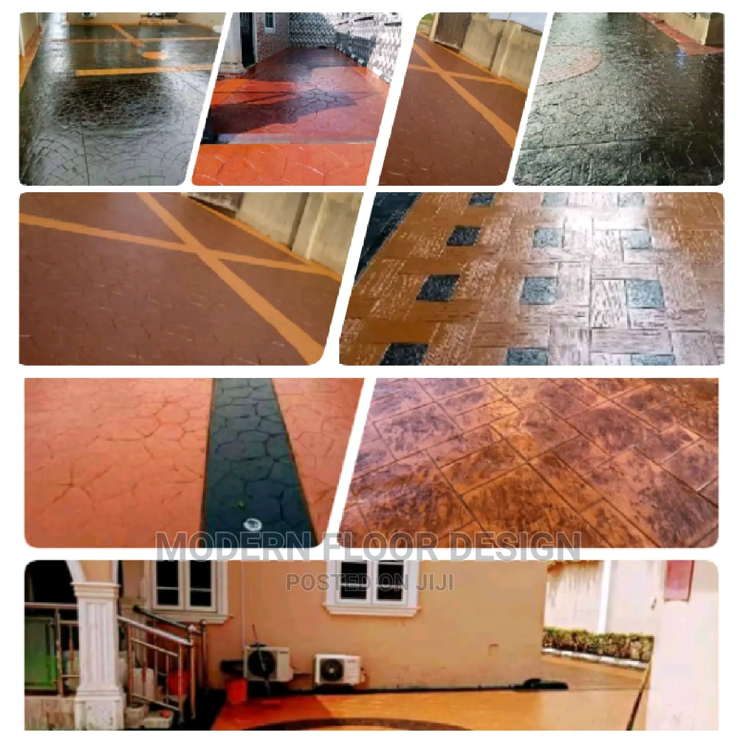 De Authentic Stamps Concrete Floor