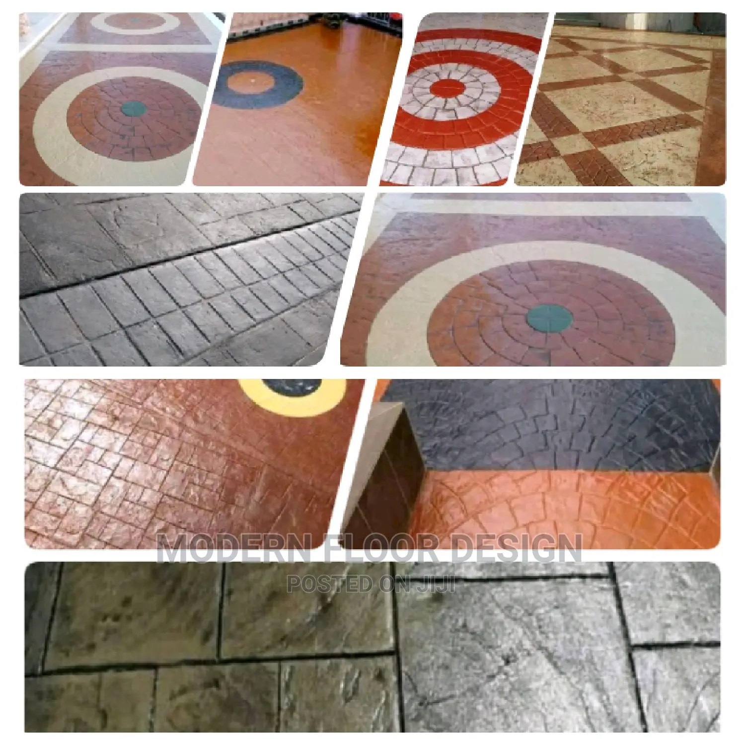 De Authentic Stamps Concrete Floor