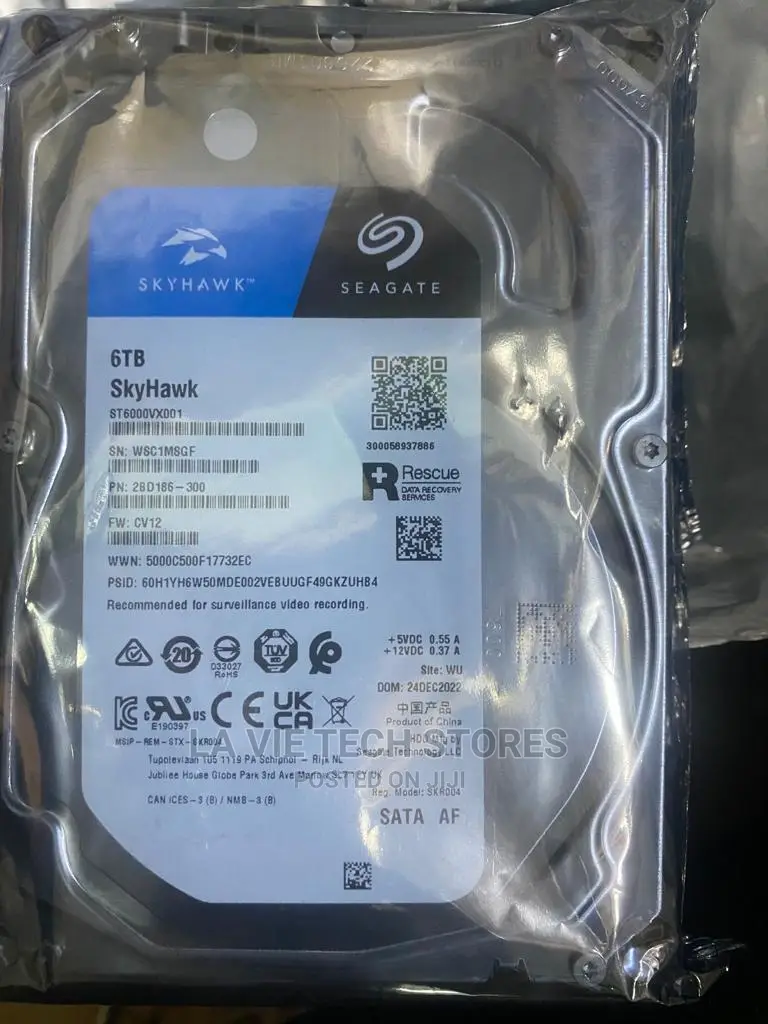 Seagate Skyhawk 6tb Surveillance Internal Hard Drive HDD