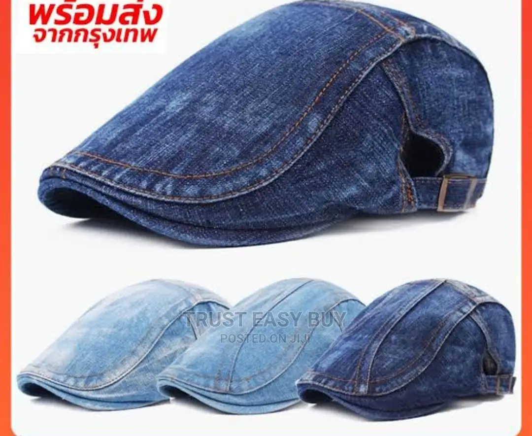 Original Vintage Flat Denim Caps