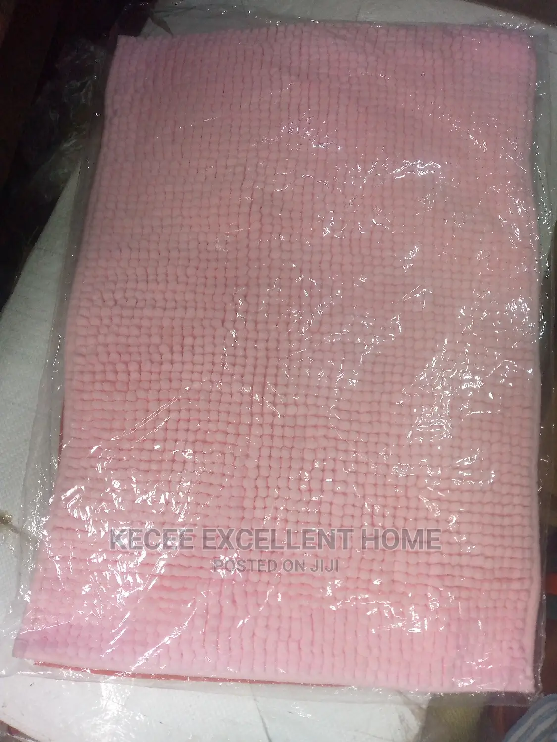 Soft Bathroom Foot Mat Pink