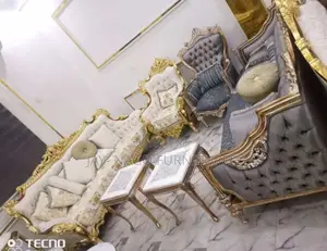 Royal Wooden Mix With Fabric Sofa Chair
