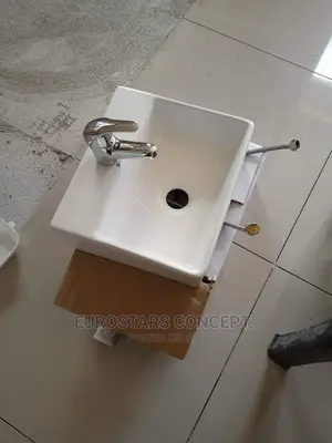 Small Square Ceramic Wash Hand Basin