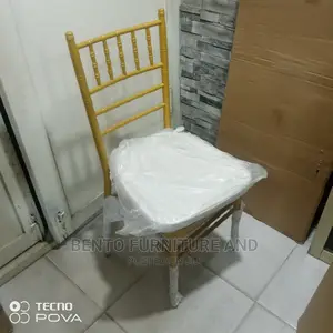 Metal Chivalry Chair Golden Colour