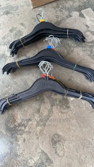 Bundles of Black Turkey Hangers