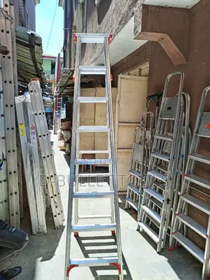 Aluminum a Ladder 7steps Double Sided
