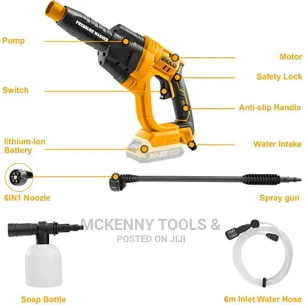 Ingco Cordless Pressure Sprayer Machine 20 V