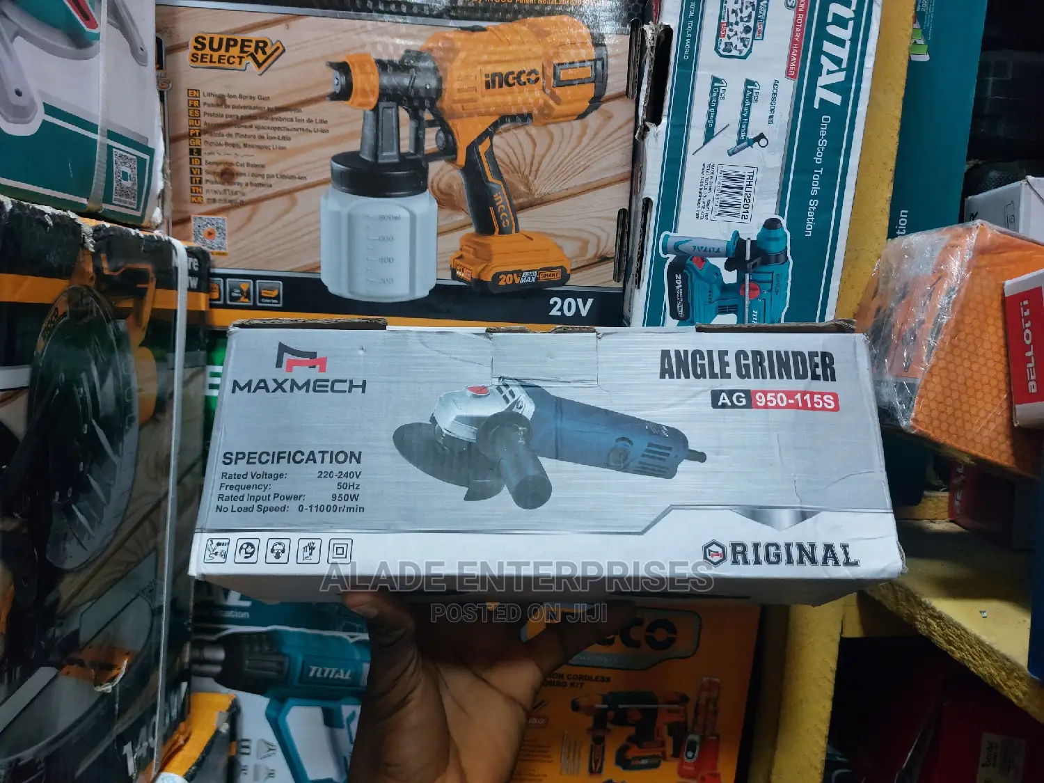 Angle Grinder Maxmech 950 Watts 115mm