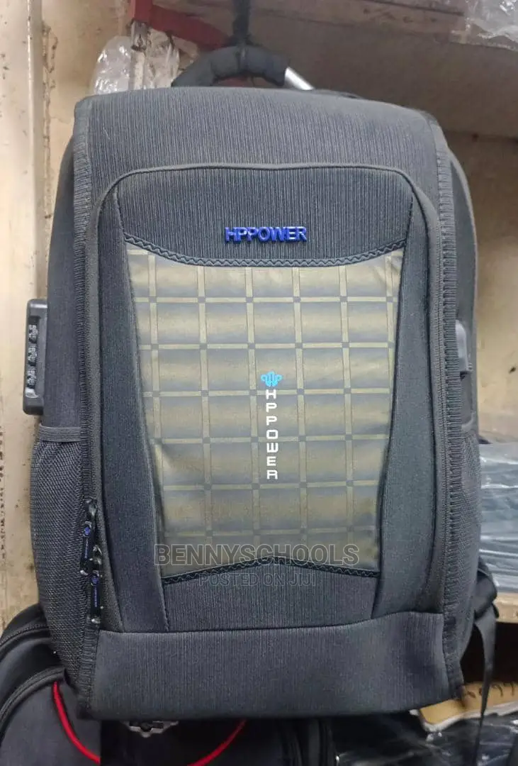HP Power Backpack and Laptop Bag With USB and Earpies