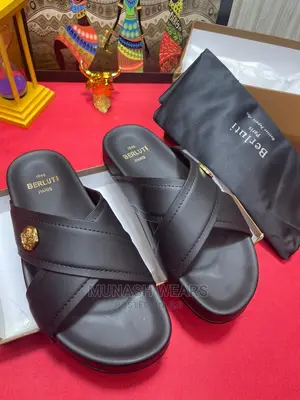 Berluti Leather Slipers