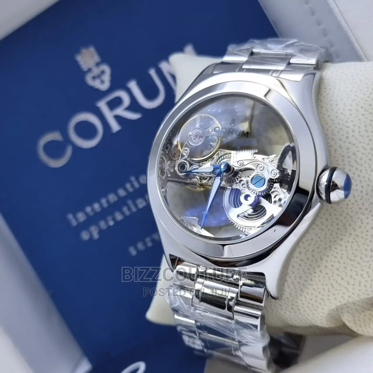 Original CORUM Mechanical Silver Chain Available in Store